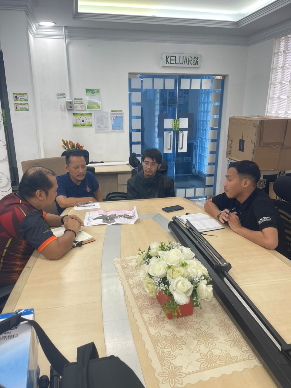 Perbincangan Awal Bersama Pihak Teknikal Pejabat Cawangan Bandar Tun Razak